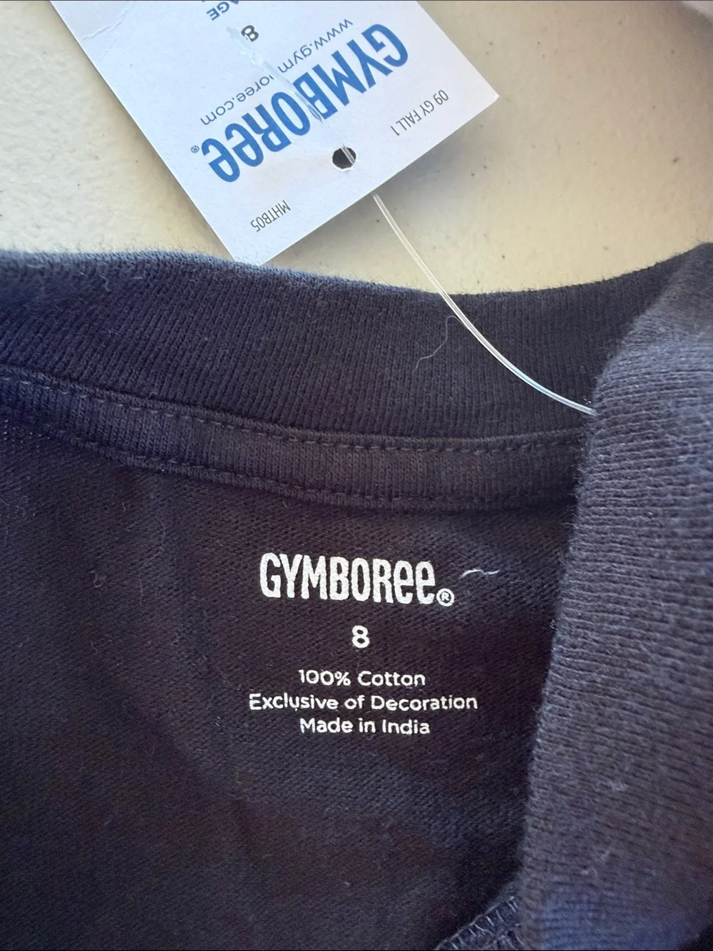 NWT Gymboree Black & Gray Long-Sleeve Tee with Car and Red Flame Graphic